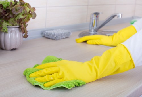 Deep carpet cleaning equipment used in a west London property
